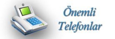 Önemli Telefonlar